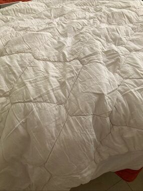 Soft White Quilted Mattress Cover - Ultra Comfort Protection